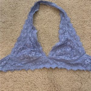 Blue free people bralette